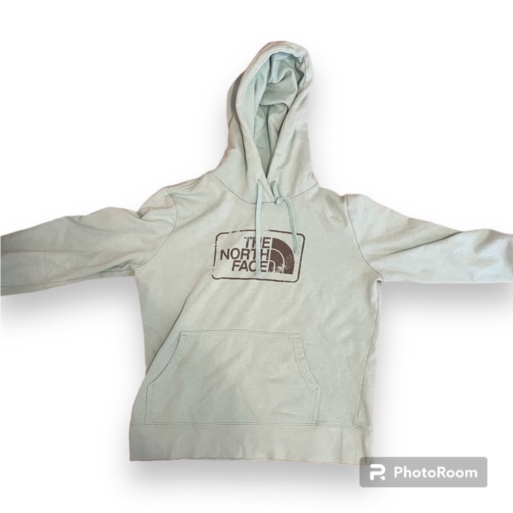 The North Face girls teal hoodie